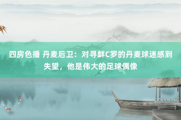 四房色播 丹麦后卫：对寻衅C罗的丹麦球迷感到失望，他是伟大的足球偶像